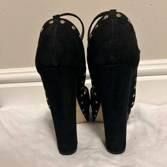Shoedazzle Chunky Platform Studded Heels - Picture 3 of 5